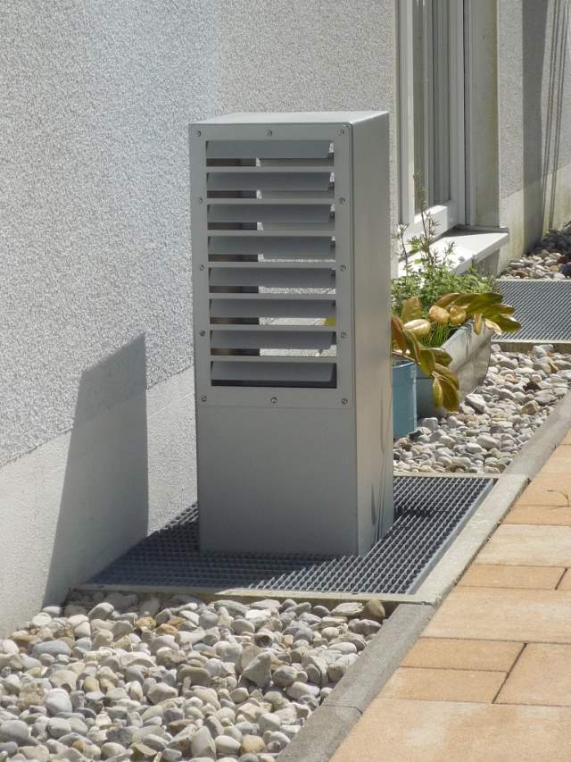 Permanente, wasserdichte Zuluftkonstruktionen für Fenster / Kellerfenster / sonstige Wandöffnungen